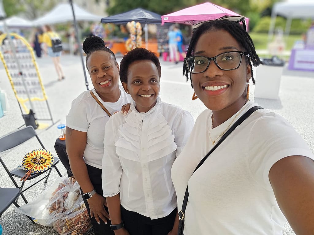 Krystle Patrick, Brenda Kasuva and Rose Satterfield at the Towson Fall Festival - Sept 5th 2026